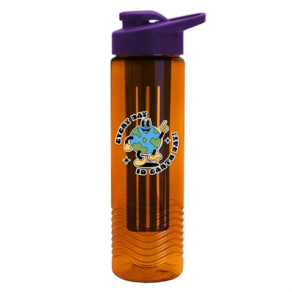 Wave 24 oz. Slim Cylinder Wave Design with Drink thru lid... from ASI 40480 Koozie Group