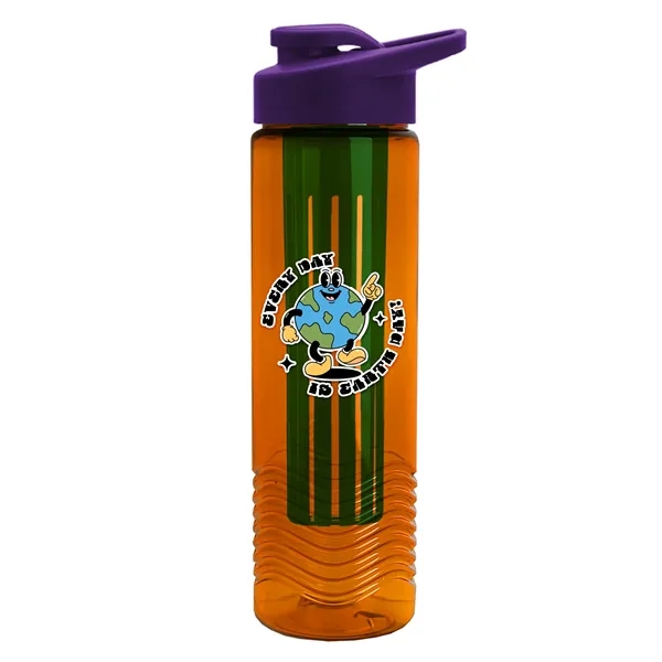 Wave 24 oz. Slim Cylinder Wave Design with Drink thru lid... from ASI 40480 Koozie Group
