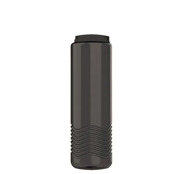 New Slim Cylinder Wave Design 24 Oz Wave Bottle With Flip... from ASI 40480 Koozie Group