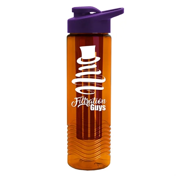 Wave 24 oz. Slim Cylinder Wave Design with Drink thru lid... from ASI 40480 Koozie Group