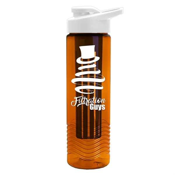 Wave 24 oz. Slim Cylinder Wave Design with Drink thru lid... from ASI 40480 Koozie Group
