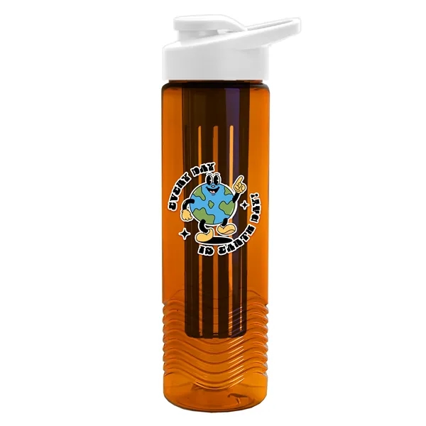 Wave 24 oz. Slim Cylinder Wave Design with Drink thru lid... from ASI 40480 Koozie Group