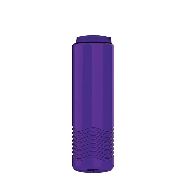 New Slim Cylinder Wave Design 24 Oz Wave Bottle With Flip... from ASI 40480 Koozie Group