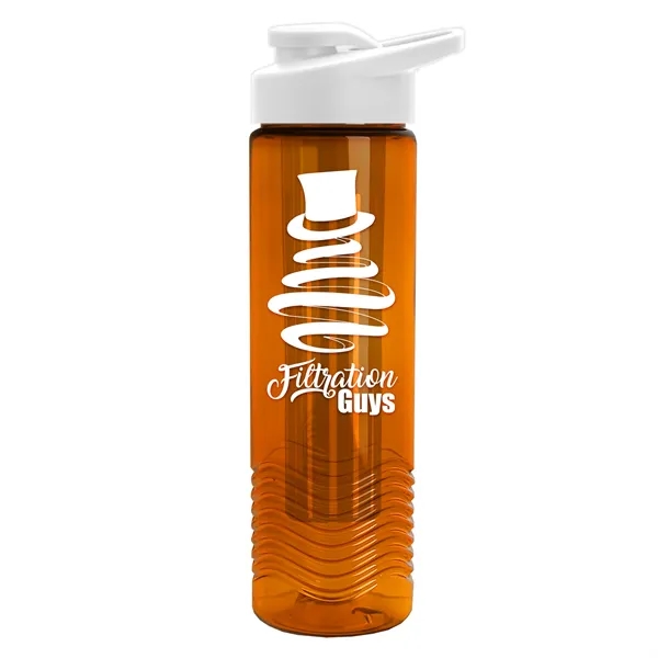 Wave 24 oz. Slim Cylinder Wave Design with Drink thru lid... from ASI 40480 Koozie Group