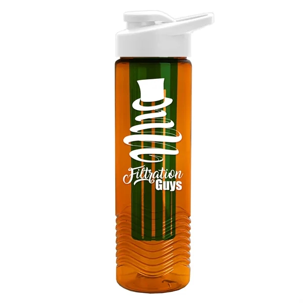 Wave 24 oz. Slim Cylinder Wave Design with Drink thru lid... from ASI 40480 Koozie Group