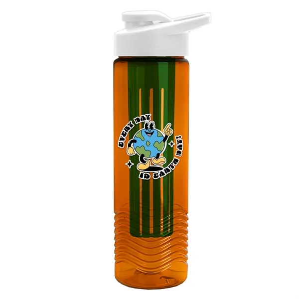Wave 24 oz. Slim Cylinder Wave Design with Drink thru lid... from ASI 40480 Koozie Group