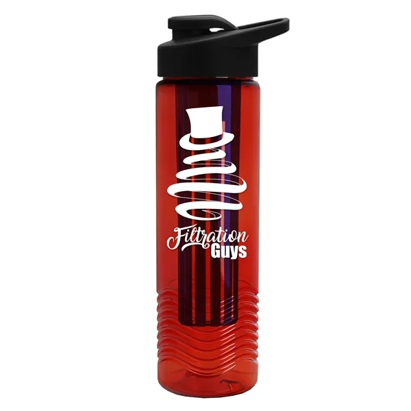 Wave 24 oz. Slim Cylinder Wave Design with Drink thru lid... from ASI 40480 Koozie Group