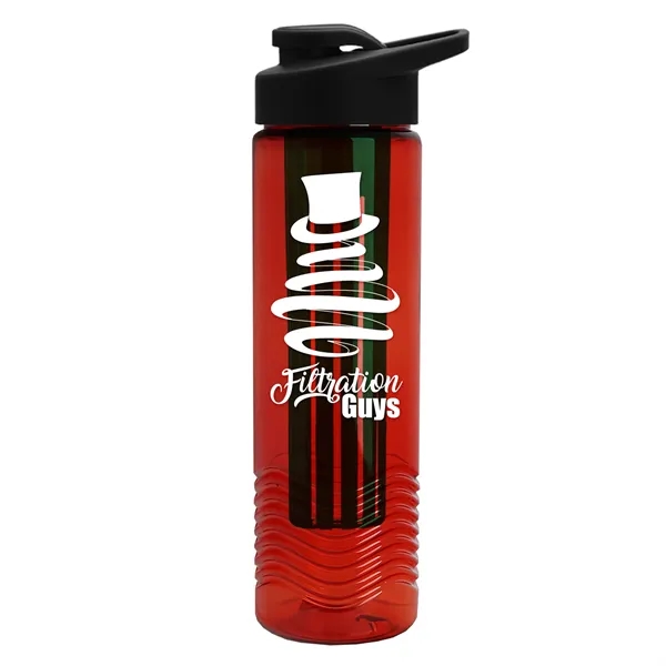 Wave 24 oz. Slim Cylinder Wave Design with Drink thru lid... from ASI 40480 Koozie Group