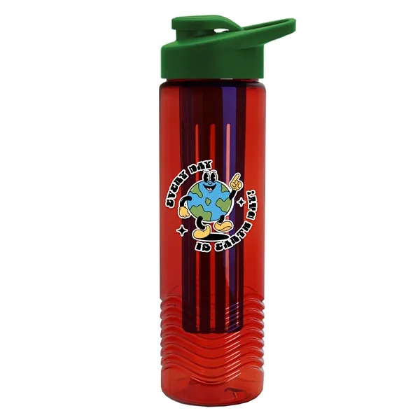 Wave 24 oz. Slim Cylinder Wave Design with Drink thru lid... from ASI 40480 Koozie Group
