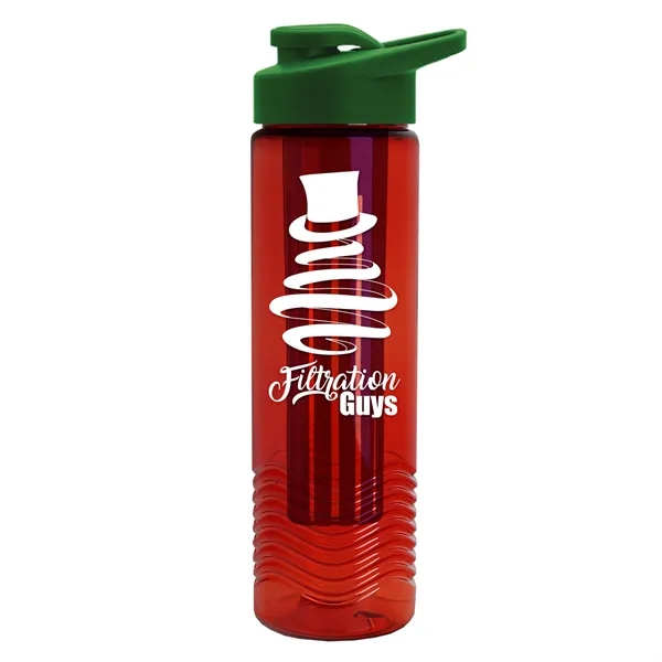 Wave 24 oz. Slim Cylinder Wave Design with Drink thru lid... from ASI 40480 Koozie Group