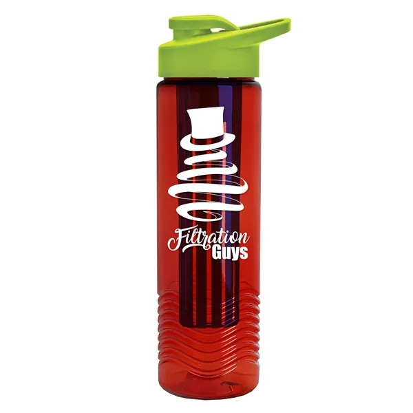 Wave 24 oz. Slim Cylinder Wave Design with Drink thru lid... from ASI 40480 Koozie Group