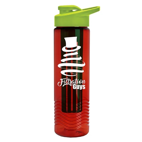 Wave 24 oz. Slim Cylinder Wave Design with Drink thru lid... from ASI 40480 Koozie Group