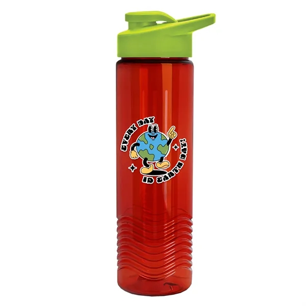 Wave 24 oz. Slim Cylinder Wave Design with Drink thru lid... from ASI 40480 Koozie Group