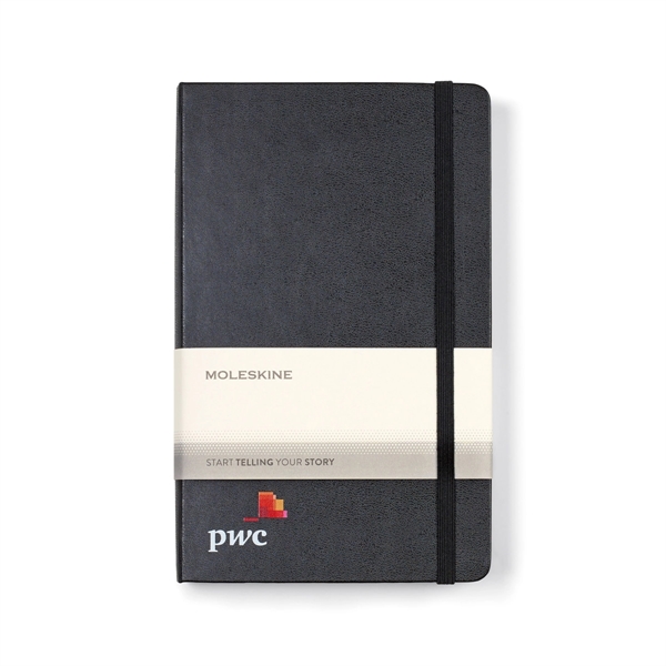 Moleskine® notebook with hard cover, 400 ruled format pages (200 sheets),... from ASI 56070 Gemline / Gemline®