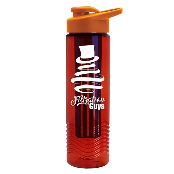 Wave 24 oz. Slim Cylinder Wave Design with Drink thru lid... from ASI 40480 Koozie Group