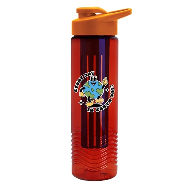 Wave 24 oz. Slim Cylinder Wave Design with Drink thru lid... from ASI 40480 Koozie Group