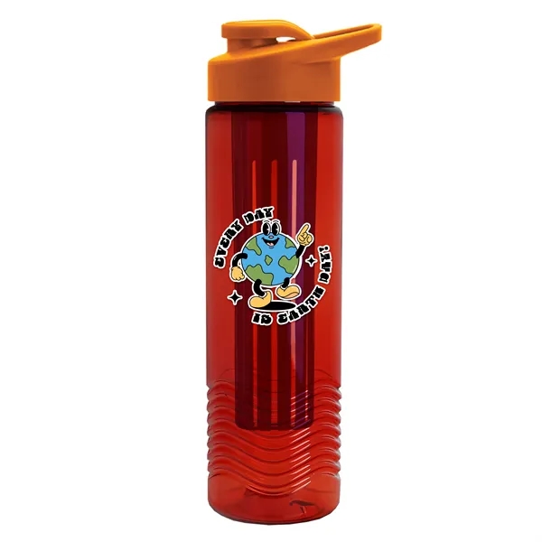 Wave 24 oz. Slim Cylinder Wave Design with Drink thru lid... from ASI 40480 Koozie Group