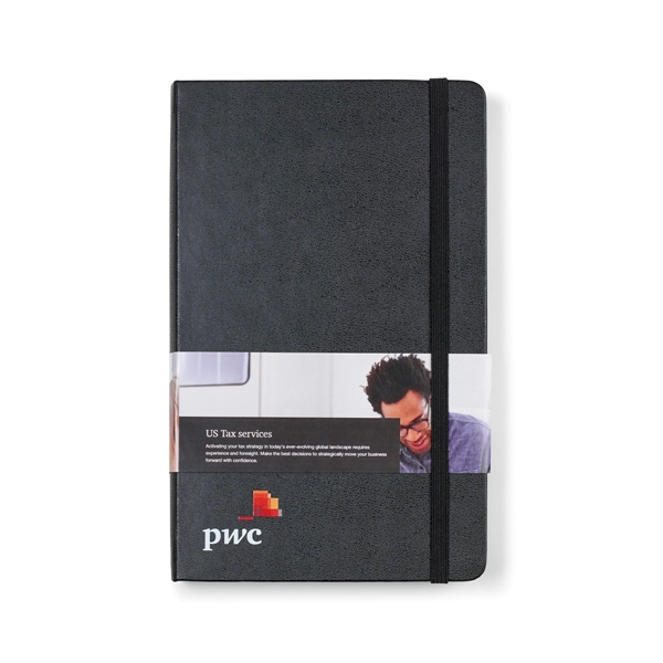 Moleskine® notebook with hard cover, 400 ruled format pages (200 sheets),... from ASI 56070 Gemline / Gemline®