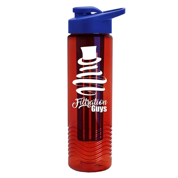 Wave 24 oz. Slim Cylinder Wave Design with Drink thru lid... from ASI 40480 Koozie Group