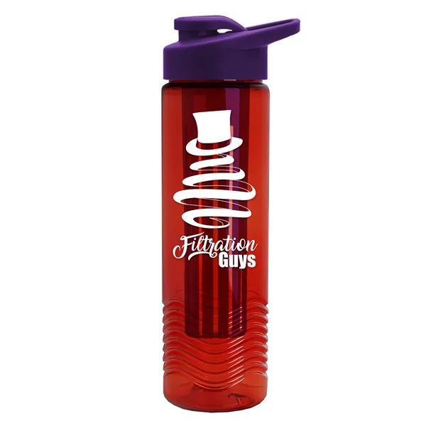 Wave 24 oz. Slim Cylinder Wave Design with Drink thru lid... from ASI 40480 Koozie Group