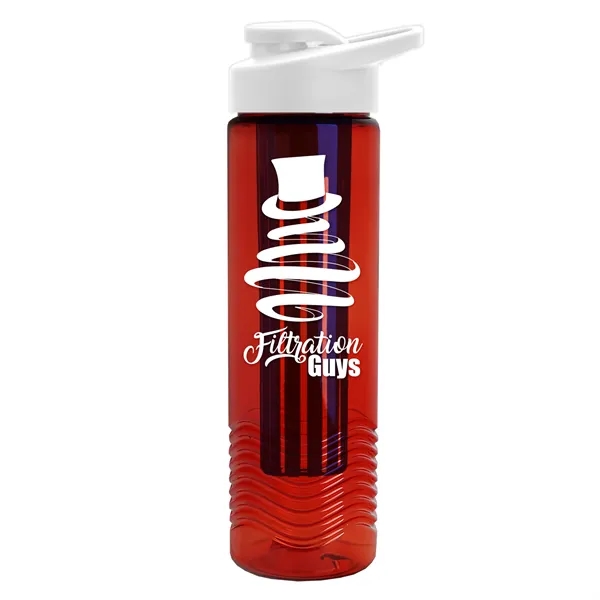 Wave 24 oz. Slim Cylinder Wave Design with Drink thru lid... from ASI 40480 Koozie Group