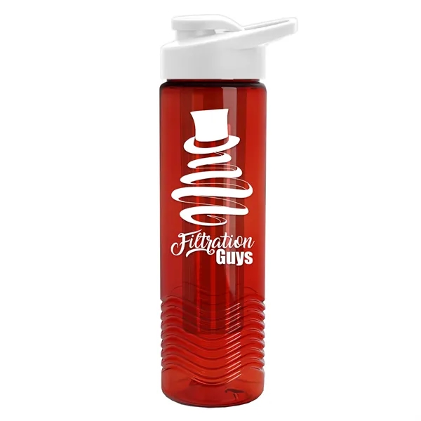 Wave 24 oz. Slim Cylinder Wave Design with Drink thru lid... from ASI 40480 Koozie Group