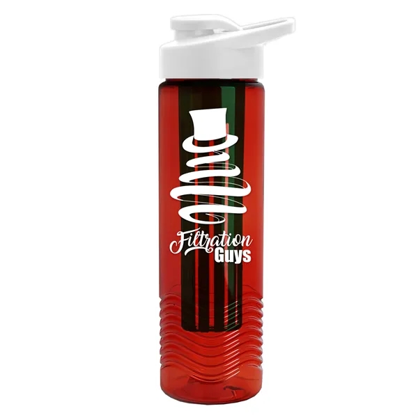 Wave 24 oz. Slim Cylinder Wave Design with Drink thru lid... from ASI 40480 Koozie Group