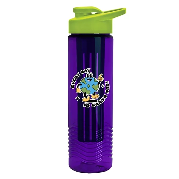 Wave 24 oz. Slim Cylinder Wave Design with Drink thru lid... from ASI 40480 Koozie Group