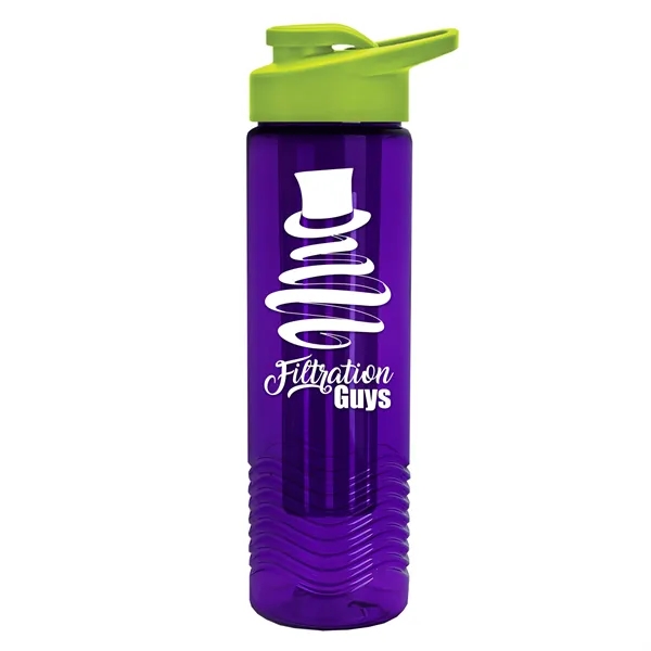 Wave 24 oz. Slim Cylinder Wave Design with Drink thru lid... from ASI 40480 Koozie Group