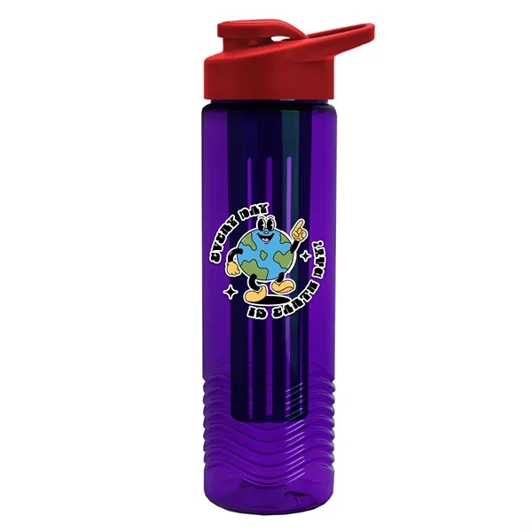 Wave 24 oz. Slim Cylinder Wave Design with Drink thru lid... from ASI 40480 Koozie Group