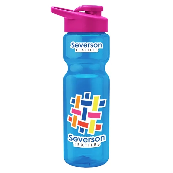 28 Oz Bottle w/ Drink Thru Lid made from Recycled rPET.... from ASI 40480 Koozie Group