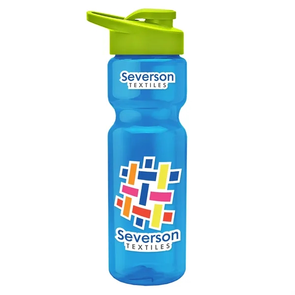 28 Oz Bottle w/ Drink Thru Lid made from Recycled rPET.... from ASI 40480 Koozie Group