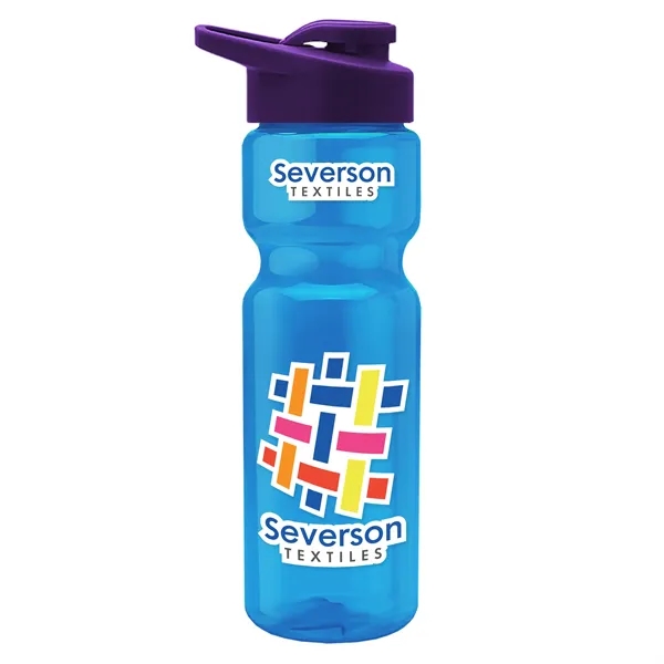 28 Oz Bottle w/ Drink Thru Lid made from Recycled rPET.... from ASI 40480 Koozie Group