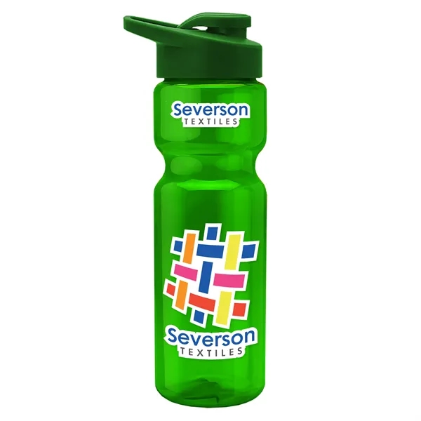 28 Oz Bottle w/ Drink Thru Lid made from Recycled rPET.... from ASI 40480 Koozie Group