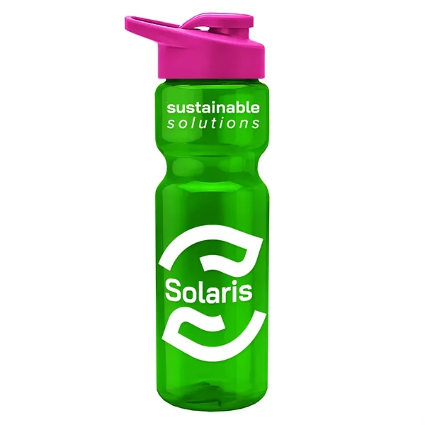 28 Oz Bottle w/ Drink Thru Lid made from Recycled rPET.... from ASI 40480 Koozie Group