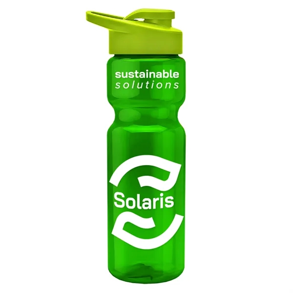 28 Oz Bottle w/ Drink Thru Lid made from Recycled rPET.... from ASI 40480 Koozie Group