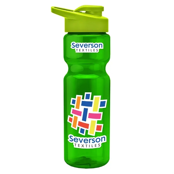 28 Oz Bottle w/ Drink Thru Lid made from Recycled rPET.... from ASI 40480 Koozie Group