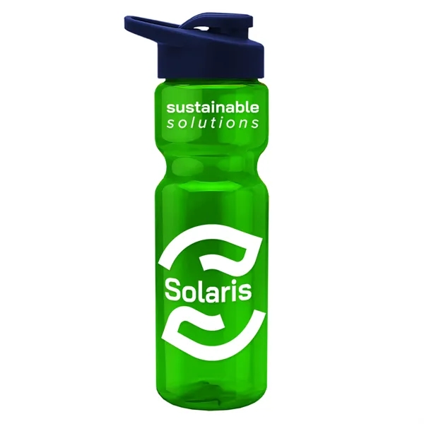 28 Oz Bottle w/ Drink Thru Lid made from Recycled rPET.... from ASI 40480 Koozie Group