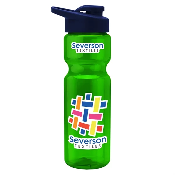 28 Oz Bottle w/ Drink Thru Lid made from Recycled rPET.... from ASI 40480 Koozie Group