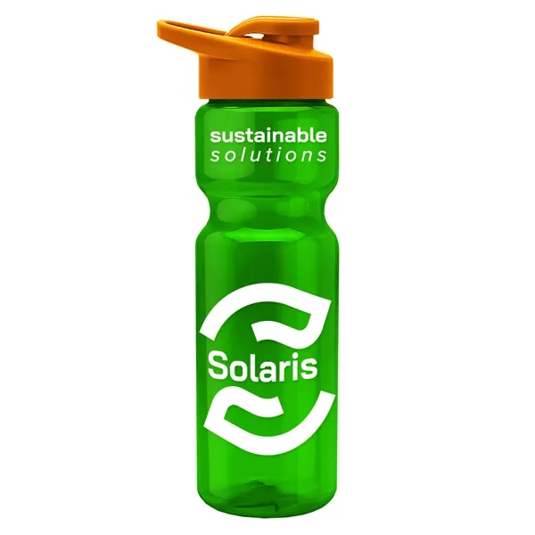 28 Oz Bottle w/ Drink Thru Lid made from Recycled rPET.... from ASI 40480 Koozie Group