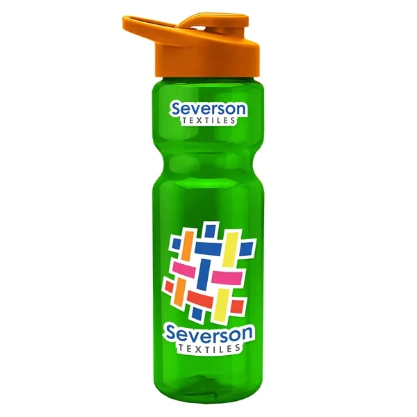 28 Oz Bottle w/ Drink Thru Lid made from Recycled rPET.... from ASI 40480 Koozie Group