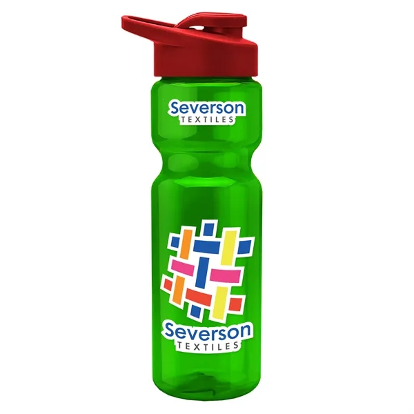 28 Oz Bottle w/ Drink Thru Lid made from Recycled rPET.... from ASI 40480 Koozie Group