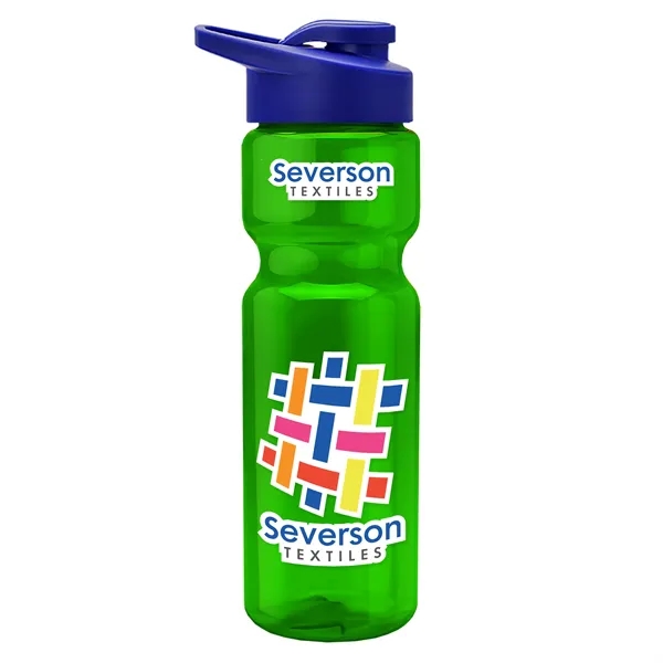 28 Oz Bottle w/ Drink Thru Lid made from Recycled rPET.... from ASI 40480 Koozie Group