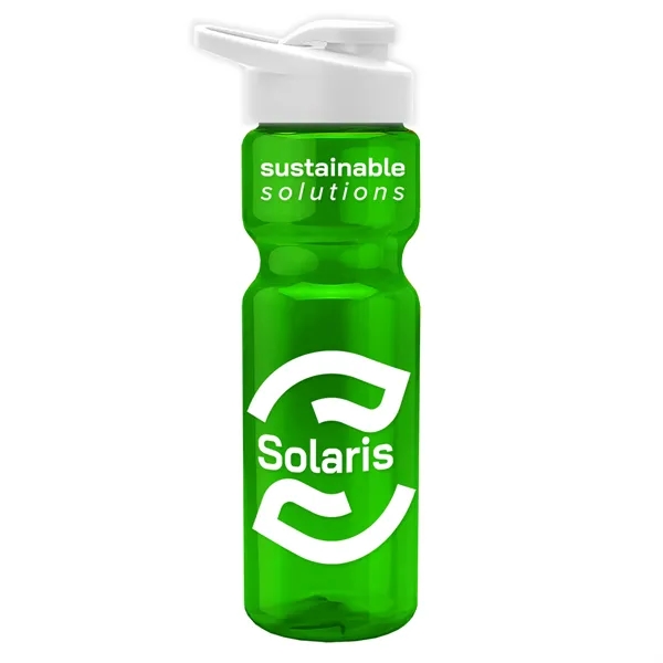 28 Oz Bottle w/ Drink Thru Lid made from Recycled rPET.... from ASI 40480 Koozie Group