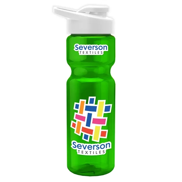 28 Oz Bottle w/ Drink Thru Lid made from Recycled rPET.... from ASI 40480 Koozie Group