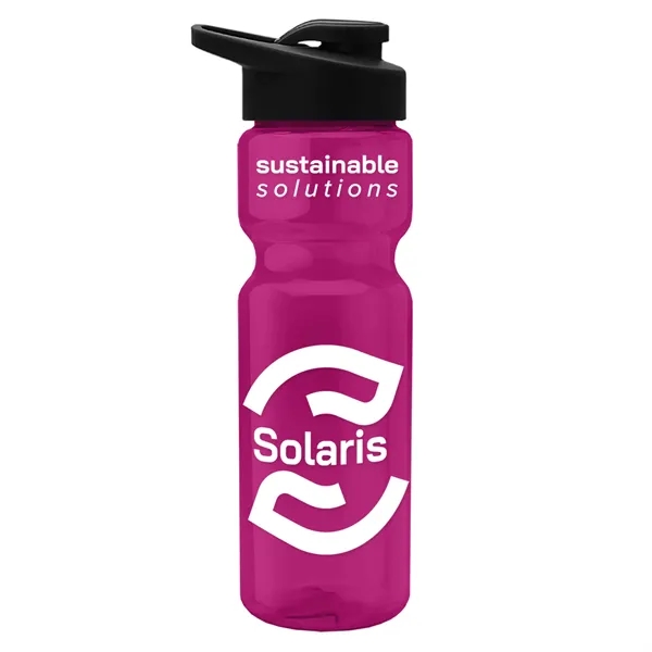 28 Oz Bottle w/ Drink Thru Lid made from Recycled rPET.... from ASI 40480 Koozie Group