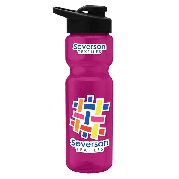 28 Oz Bottle w/ Drink Thru Lid made from Recycled rPET.... from ASI 40480 Koozie Group