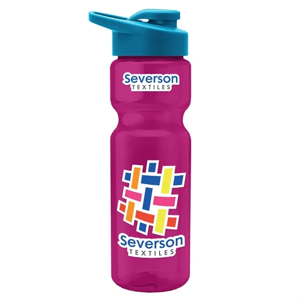 28 Oz Bottle w/ Drink Thru Lid made from Recycled rPET.... from ASI 40480 Koozie Group