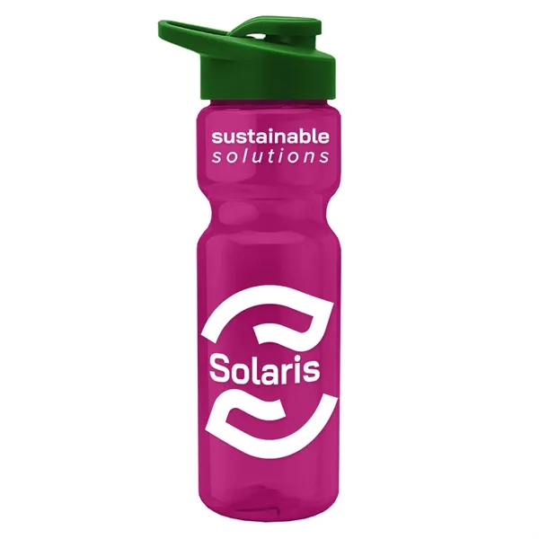 28 Oz Bottle w/ Drink Thru Lid made from Recycled rPET.... from ASI 40480 Koozie Group