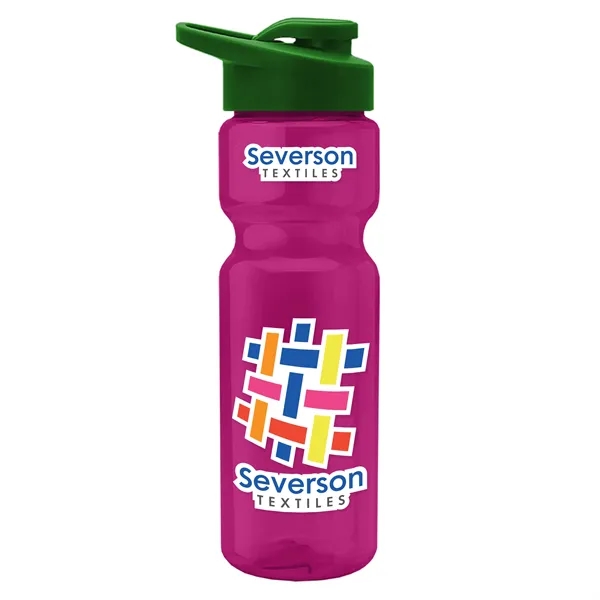 28 Oz Bottle w/ Drink Thru Lid made from Recycled rPET.... from ASI 40480 Koozie Group